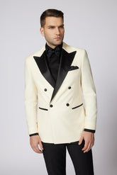 COSTUM CEREMONIE IVORY KYLE  DOUBLE BREASTED